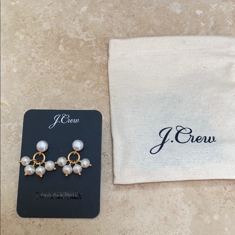 J. Crew Pearl Earrings Pierced